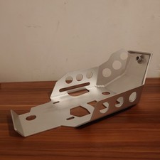 Mutt Motorcycles 125cc Brushed Sump Guard Engine Protection - Used 125 - Silver