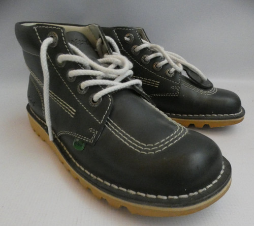 Navy leather kickers kick - leather,