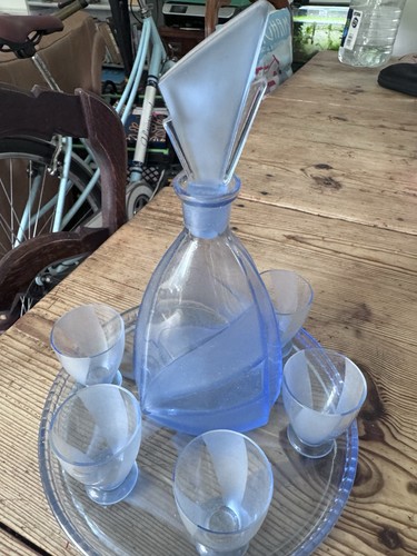 Vintage stunning art deco - stunning, blue
