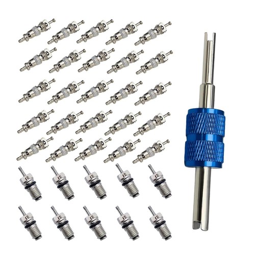 Pieces valve core kit with - pieces,
