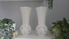 Belleek Irish Porcelain Vases