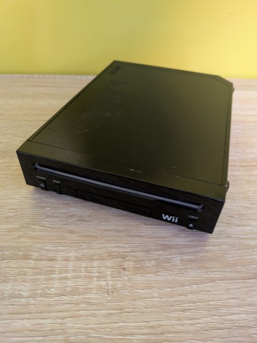 Wii console black - black, only