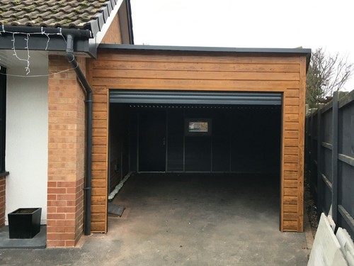 Metal building garden - building,