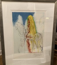 Salvador Dali Lady Godiva Ltd Ed Run of 4980 Lithograph Stamped COA  1983 