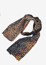 Ankara Blue Cloth Hair Scarf African Print Large Headscarf, Headwrap, Head Tie