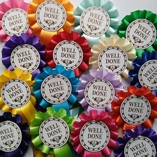 Well done rosettes for awards - well,