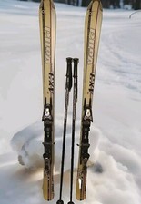Volki AX-3 Gamma Skis 1560mm W/Marker M12 Bindings/Poles & Ski Bag