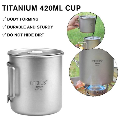 Titanium 420ml cup - cup, with