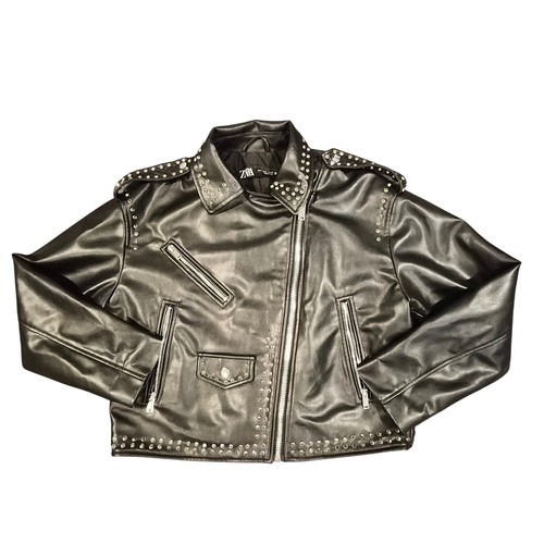Zara black faux - zara,
