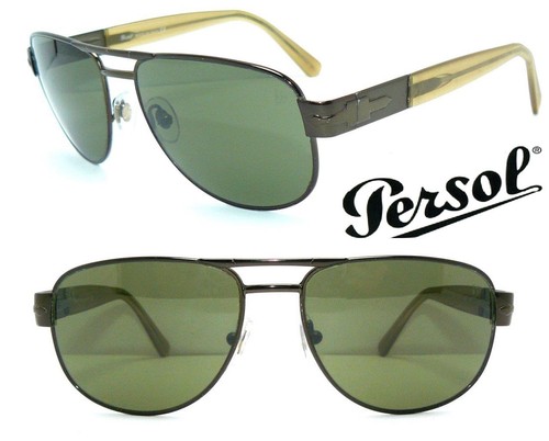 Persol sunglasses black - black, green
