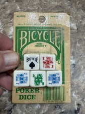 Vintage Bicycle Poker Dice