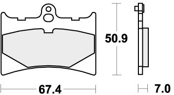 Sbs brake pads front for - pads,