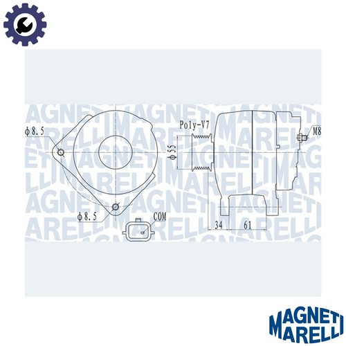 Alternator 063732054010 for - alternator,