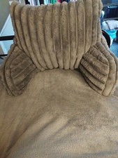 Cuddle cushion..Grey Very Soft Reading Pillow with Arms for Adults and Kids