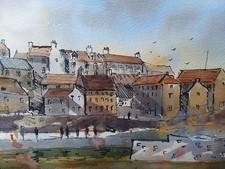 Portsoy Scotland  Watercolour