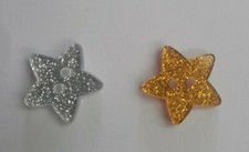 Star buttons Glitter Sparkle
