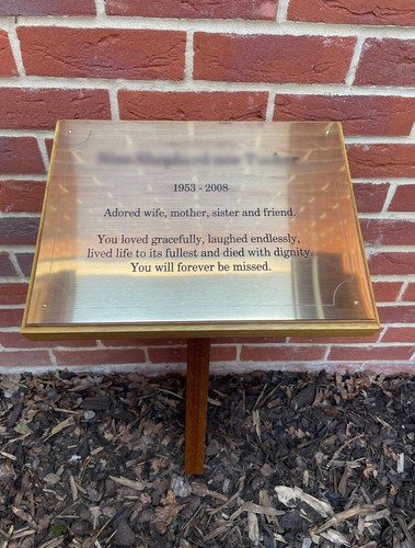 Memorial plaque with - memorial,