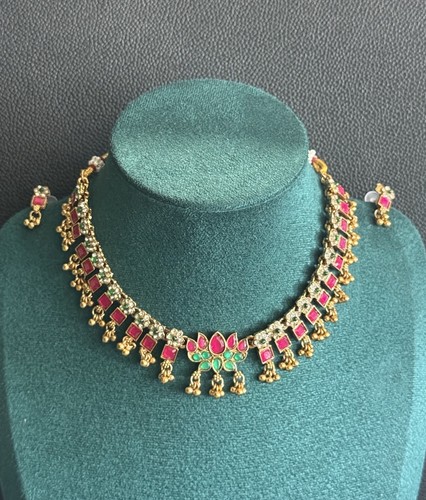 Jadau kundan choker necklace - jadau,