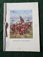 WW1 Defenders Of The Empire Xmas Card Issued For The National Relief Fund 1914.