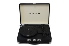 Bush Portable Suitcase Record Player – Retro Vinyl Turntable