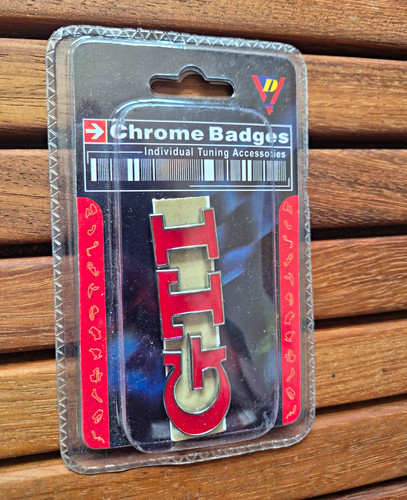 Gti chrome badge - badge, –