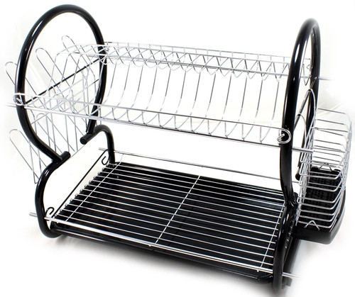 Tier chrome plate dish - chrome,