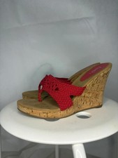 vintage faith red woven cork