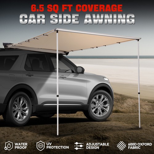 8 w rooftop car - 6.5'l, side