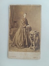 CDV: Woman Fashion Table: R Slingsby: Lincoln