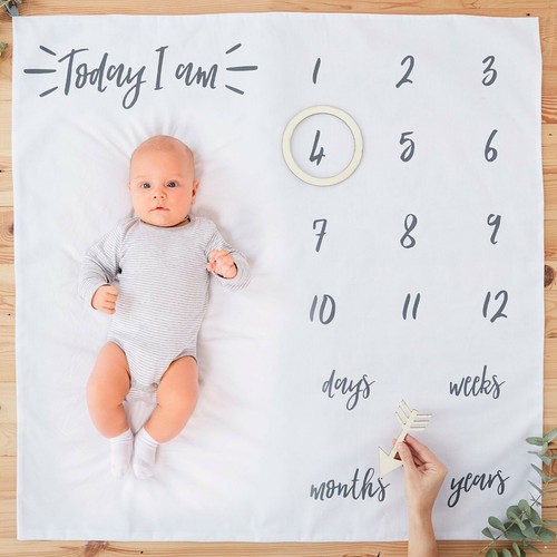 Baby milestone mat keepsake - milestone,