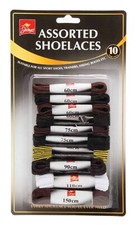 JUMP Assorted Shoelaces Various colours and sizes 10pk