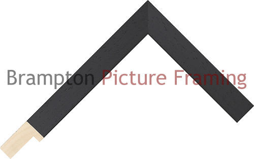 20mm wide black flat wood - 20mm,