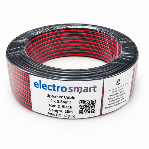 25m red and black - 25m, 0.5mm