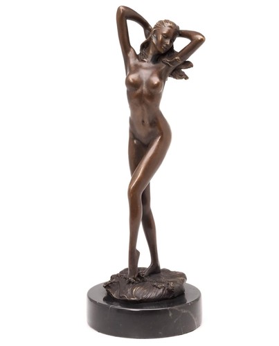 Bronze sculpture woman nude - bronze, woman,