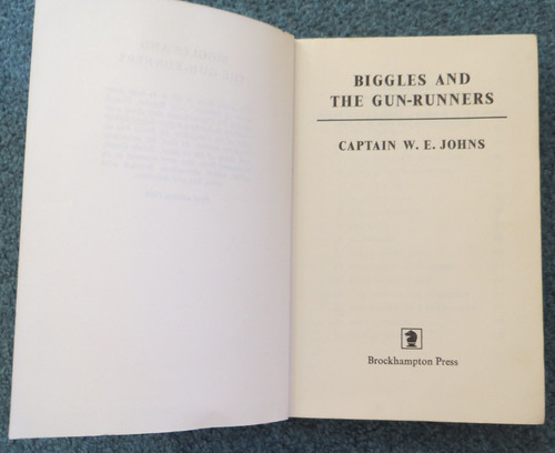 Biggles and the gun - and, gun-runners