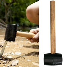 Rubber Mallet Wooden Handle