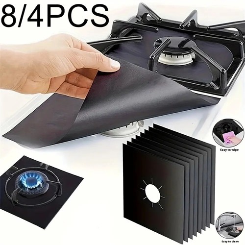 4pcs set gas stove - set, kitchen