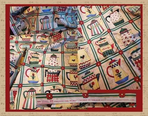 Vintage debbie mumm fabric - vintage,