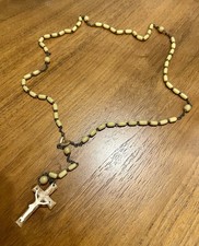 Vintage estate rosary cream - vintage,