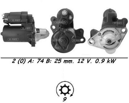 Genuine wai starter motor - wai, for