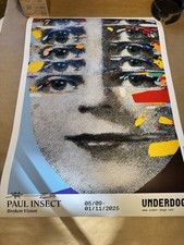 Paul Insect PINS Art Poster Underdogs Broken Vision Signed - Sold Out
