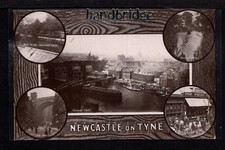 Newcastle upon Tyne - Multi View - real photographic  postcard