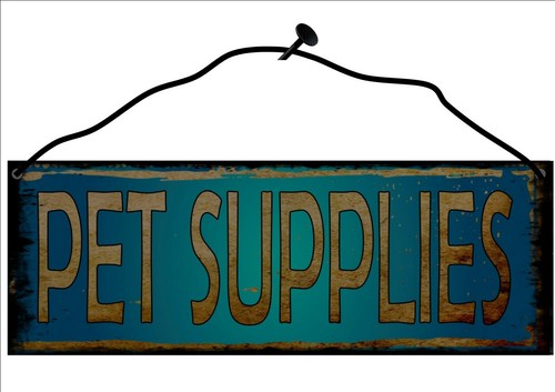 Pet supplies shop - supplies, hanging
