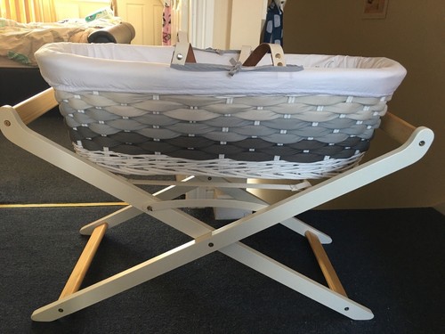 Mothercare grey ombre moses - grey,