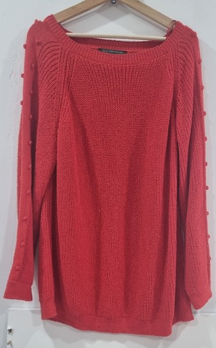 Ladies red love knitwear - love,