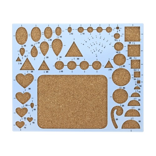 8x7 paper quilling template - 8x7",
