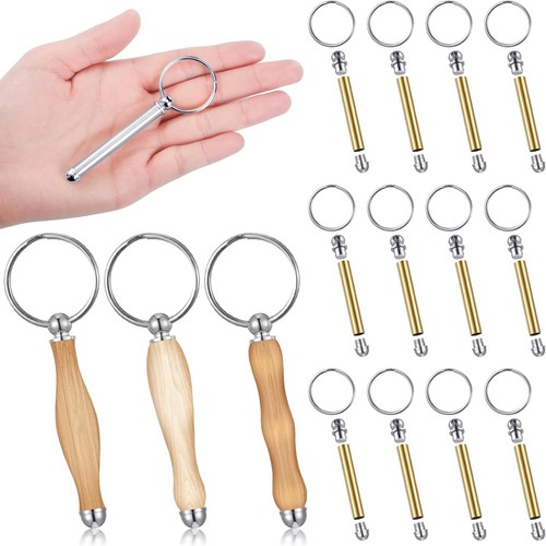 12pcs woodturning keychain - 12pcs, kit