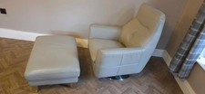 Italian Leather Armchair &