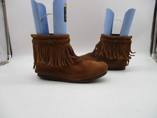 Minnetonka 293 Brown Suede