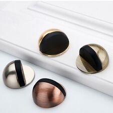 Self Adhesive Oval Door Stopper Zinc Alloy Anti Collision Door Stops Hardware